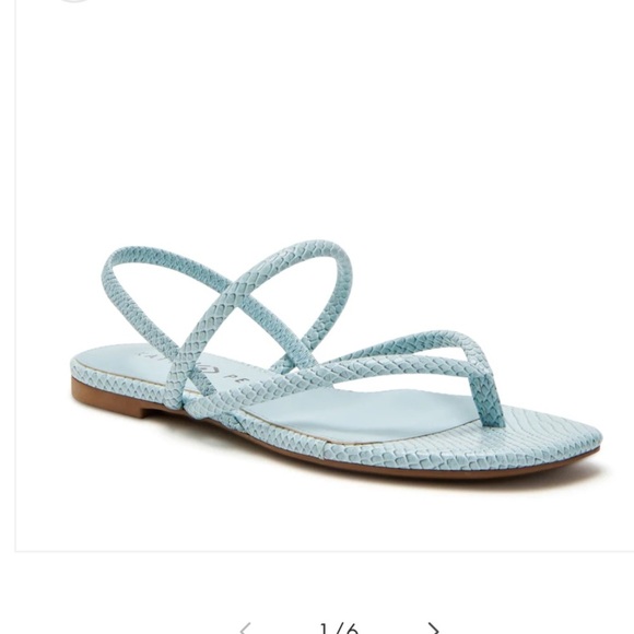 THE CLAIRE SANDAL baby blue size 8 - Picture 1 of 8